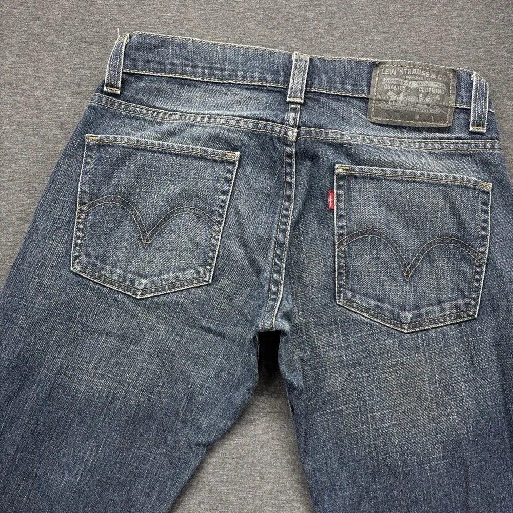 Levi's 511 Jeans Mens 30X32 Blue Denim Slim Fit Stretch Fade Workwear Whiskered